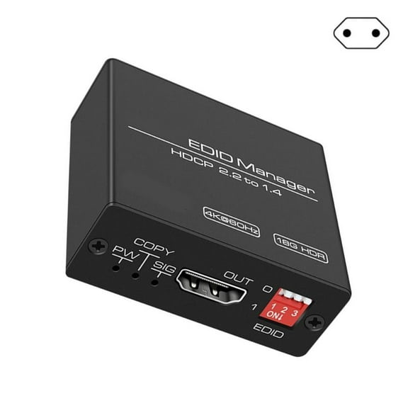 lanema HDTV-compatible 2.0 EDID Resolution Manager 4K 60Hz Emulator Easy Installs