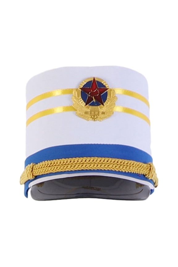 Halloween Drum Majors Hat Multiple Type European Style Vintage Marches Band Hat