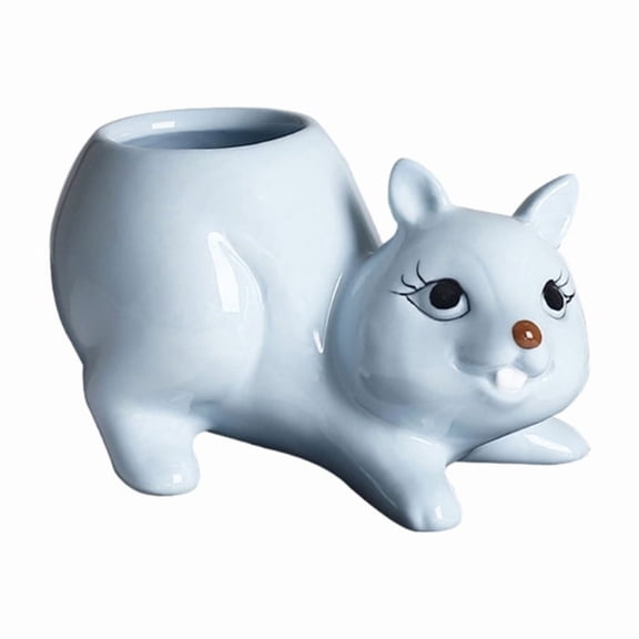 lanema Handmade Mini Cartoon Ceramic Fleshy Plant Pot Planter Gift Ceramic Planter