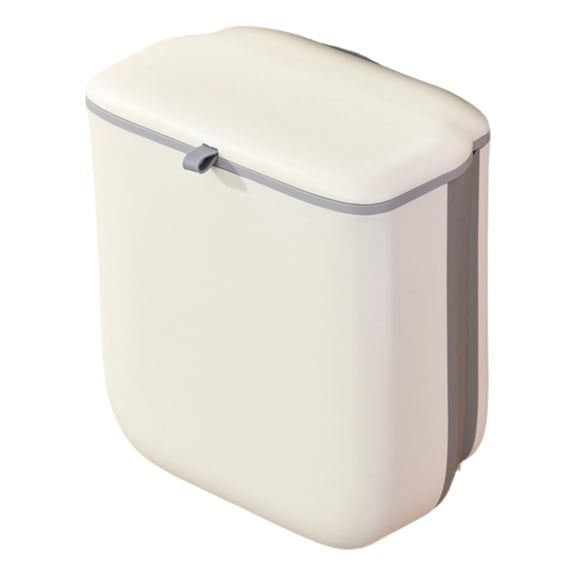 lanema Hanging Trash Can Foldable Kitchen Trash Can for Cabinet, Wall Mounted Waste Bin, Compost Bin for Kitchen, Camping