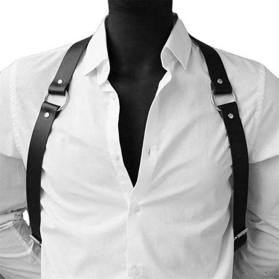 lanema Harajuku Punk Body Chain Adjustable Belt for Nightclub Harness Chest Chain Punk Body Harness Gothic Male Chest Harness