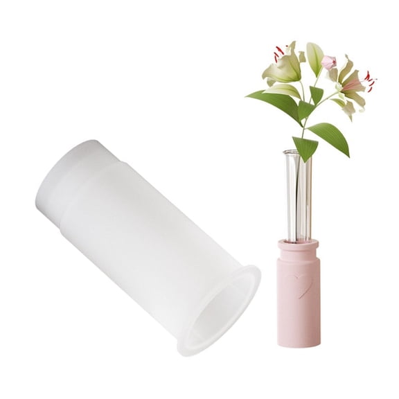 lanema Heart Shape Unique Flowerpot Molds Silicone Texture Perfect for Craft Vase