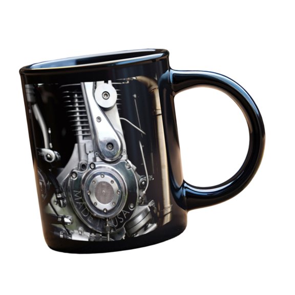 lanema High Quality Ceramic Coffee Cup Feature Unique Engine Design And Ergonomic Handle Technician Themed Mugs