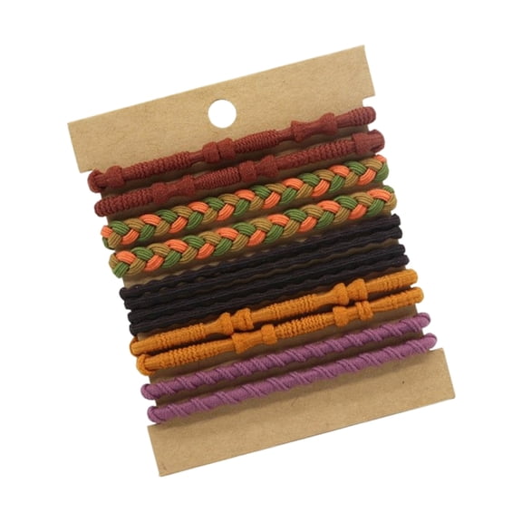 lanema High Stretch Braided Ponytail Accessories Assorted Bright Shades Smooth on Hair Regular Use