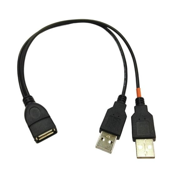 lanema Highly Speed USB2.0 Extension Cord with 2Output for Charging&Data Transmission