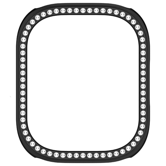 lanema Hollowed Out Smartwatch Crystal Frame Case for Watch 5 Active Scratch Resistance Shockproof Cover Housing Everyday Wear