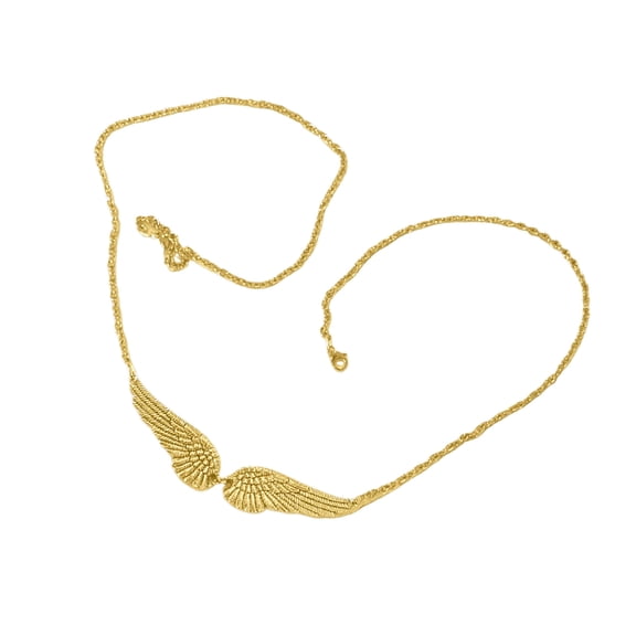 lanema Hot Girl Modern Belt Versatile Metallic Wing Waist Belt for Jeans Dresses Club