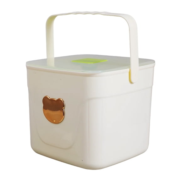 lanema Ice Cubes Container with Transparent Lid Portable Large Capacity Double-layer Ice Making Mold With Storage Drawer