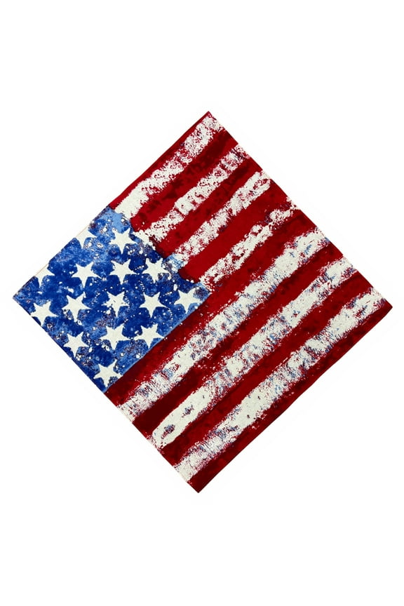 IndependenceDay Cowboy Bandannas Cool Neckscarf Square Kerchiefs Hiphop Headwrap