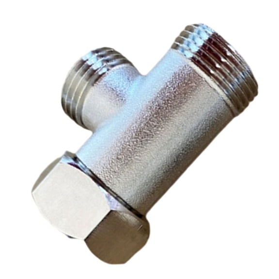 lanema Industrial Tees Adapter 3 Way Angles Stop Valves T Connector Metal Compression Adapter for Efficient Plumbing Solution