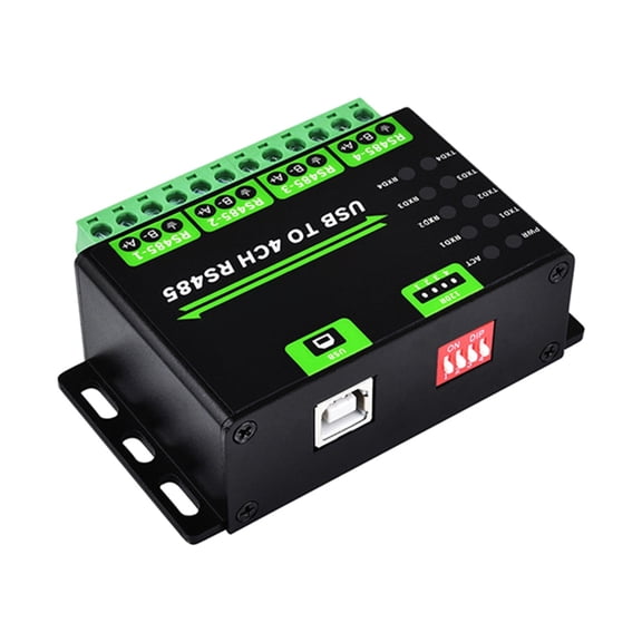 lanema Industrial USB To 4CH RS485 Converter, Multi Protections Circuits Multi Systems
