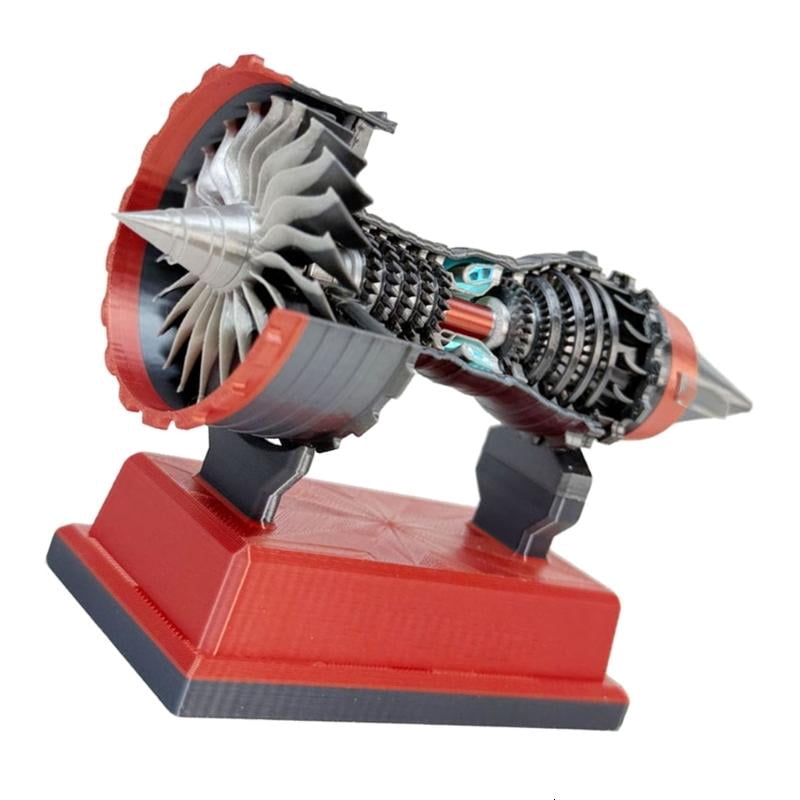 lanema Interactive Turbofan Engine Model DIY Kit for Learning and Fun ...