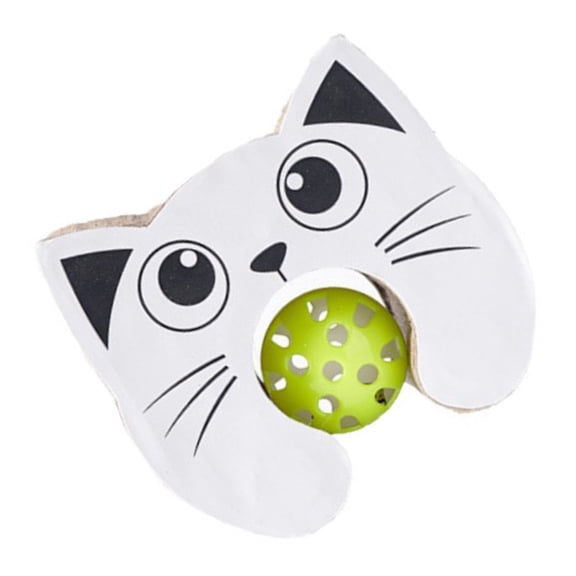 lanema Interactively Cats Scratcher Play Toy Cardboards Cats Scratcher With Noise Making Bells For Indoor Felines Entertainment
