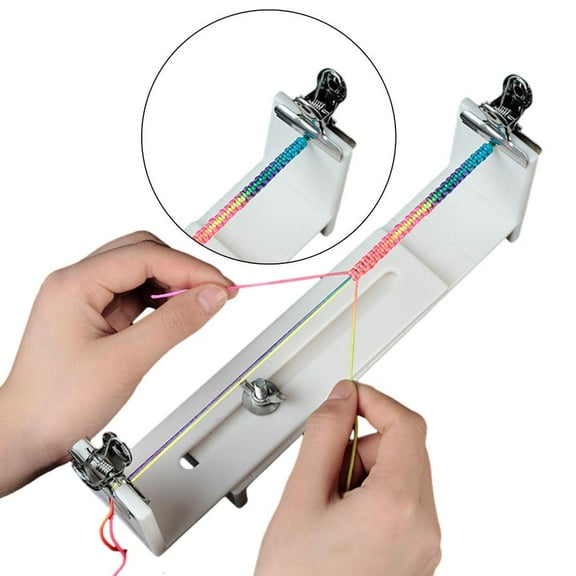 lanema Jig Bracelet Maker Kits,Jig Bracelet Maker Wooden Frame Paracord Weaving Braiding Craft Tool for Braiding Bracelets