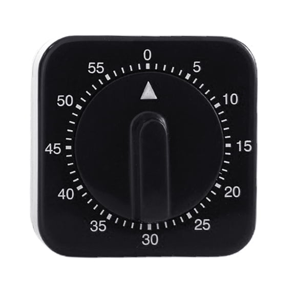 lanema Kitchen Countdown Timer Magnetic 60 Minutes Wind Up Mechanical Timer Plastic for Home Baking Cooking Oven Easy Operation