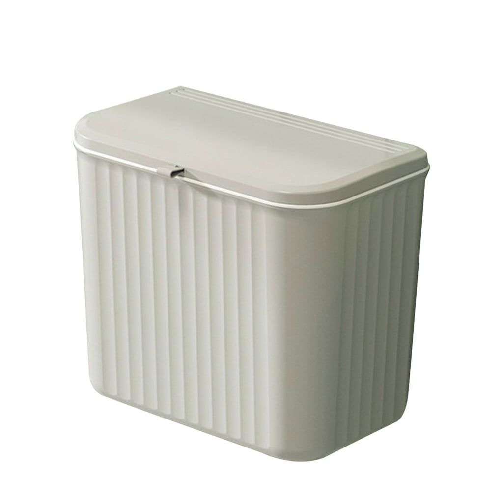 lanema Kitchen Trash Can 7/9L Wall Mounted Waste Bin Large Capacity Garbage Cans for Bathroom Dustbin Garbage Bin Trash Bin