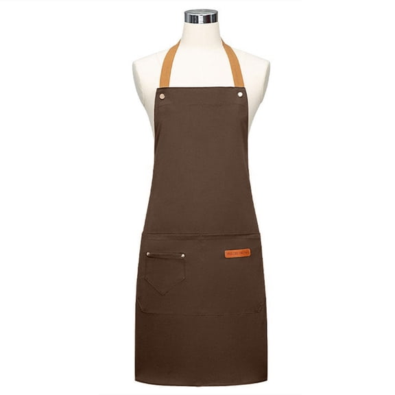 lanema Kitchen Work Clothes for Grill Restaurant Cafewith PocketChef WorkApron
