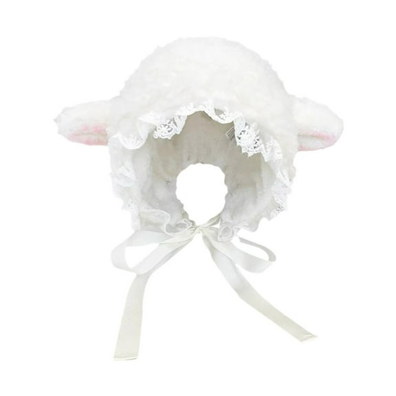 lanema Lamb Hat Cute Hat Caps for Babies Adults Party Picture Props
