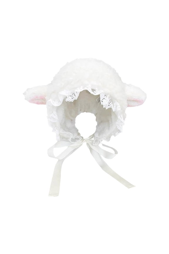 Lamb Hat Cute Hat Caps for Babies Adults Party Picture Props
