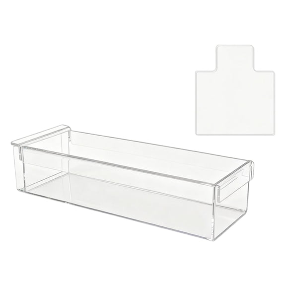 lanema Layered Dessert Molds for Tiramisu and Cheesecake, Rectangular Clear Acrylic Baking Cake Pan with Lid for Home Dessert Preps