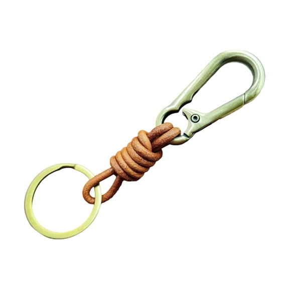 lanema Leather Key Rings Fashionable Key Holder Car Key Pendant Alloy Texture Suitable for Car Keys Bag and Everyday Use
