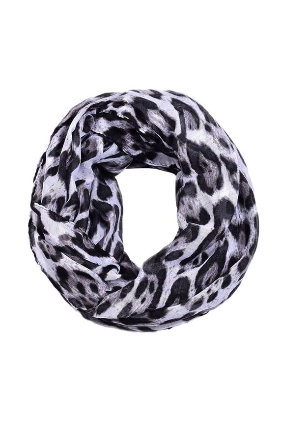 Leopard Print Convertible Scarf Lightweight Head Wrap Travel Outdoor Activity