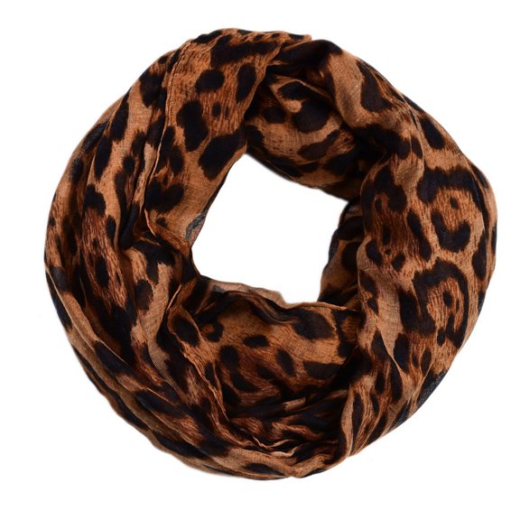 lanema Leopard Print Convertible Scarf Lightweight Head Wrap Travel Outdoor Activity
