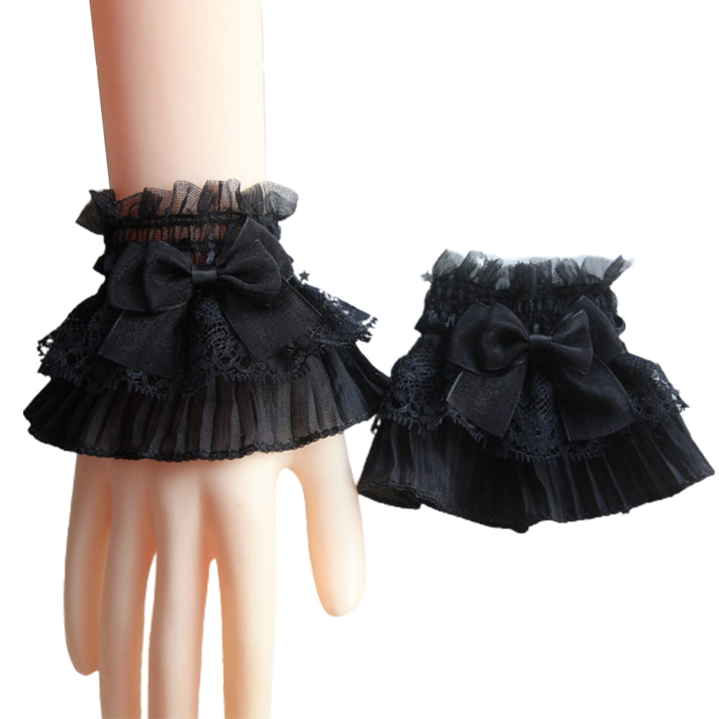 Wrist Cuffs For For Shirt Sweater False Sleeve Ornament Flared Ruffled
