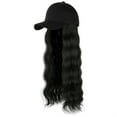 thumbnail image 1 of lanema Long Wavy Wig Curly Wig Baseball Cap With Hair Extension Baseball Cap Hair Wig, 1 of 19