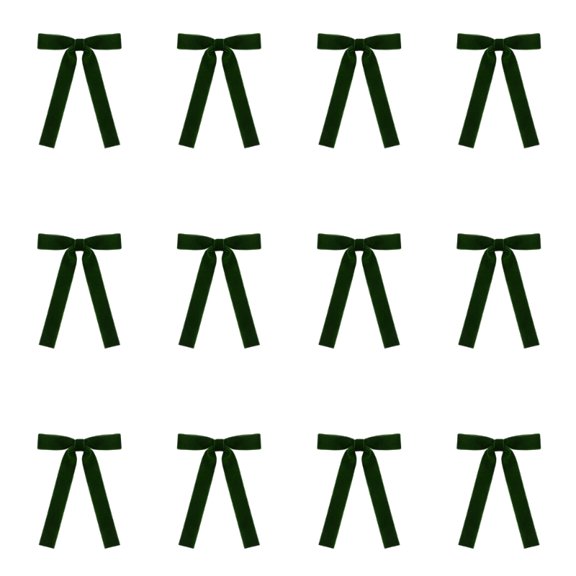 lanema Luxurious Velvety Festival Bowknot Decoration with Twist Knot for Seasonal Decors