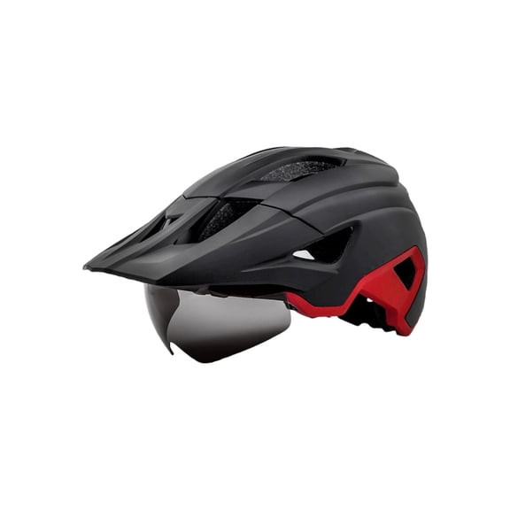 lanema Magnetic Detachable Visors Helmet With Built In LED Light USB Rechargeable For Night Cycling Safety PC Cycling Helmet