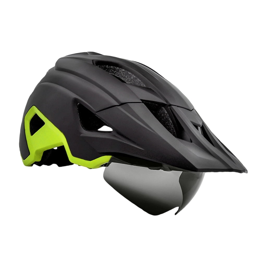 lanema Magnetic Detachable Visors Helmet With Built In LED Light USB Rechargeable For Night Cycling Safety PC Cycling Helmet