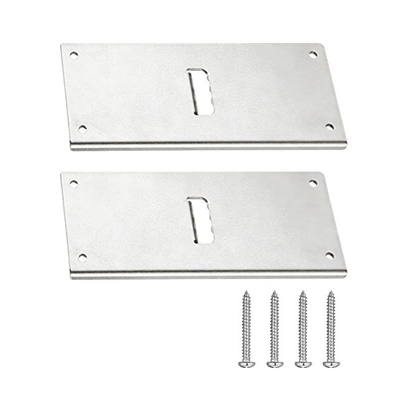 lanema Mailbox Mount Piece Set with Screws for Fence Projects and Repair Work