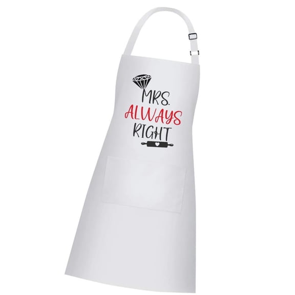 lanema Matching His Hers Kitchen Apron Adjustable Ties Polyester Cooking Apparel