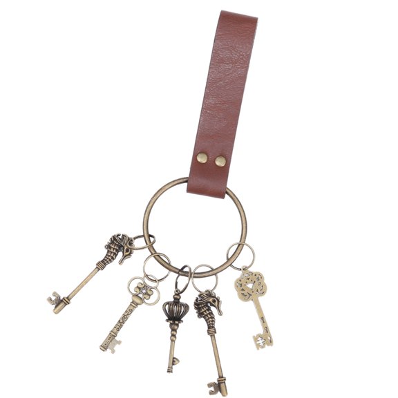 lanema Medieval Keyring Cosplay Black Jewelry Belt Cosplay Industrial Age LARP Cosplay for Costume Photography Props