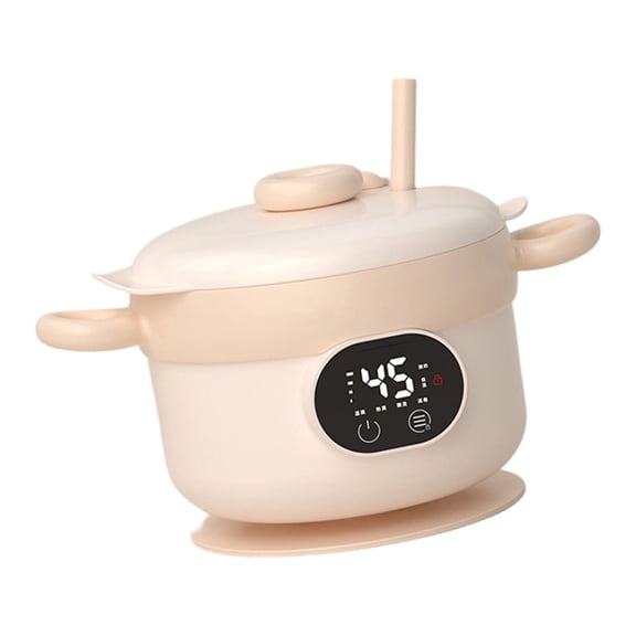 lanema Miniature Portable Charging Bowl For Kids Meals Food Warmer with Intelligent Warming Technology And Silicone Base