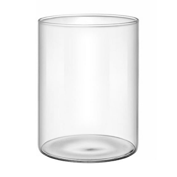 lanema Modern Clear Glass Flower Vase Glass Cylinder Vase Florals Container Flower Vase Elegant Table Centerpieces Decorations