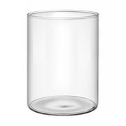 lanema Modern Clear Glass Flower Vase Glass Cylinder Vase Florals Container Flower Vase Elegant Table Centerpieces Decorations