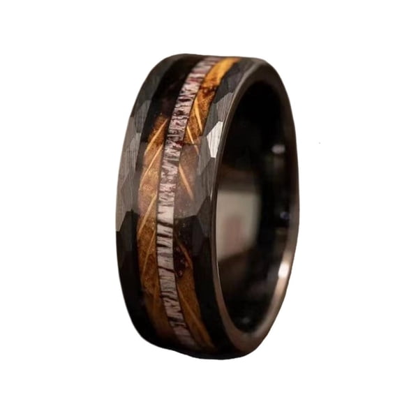 lanema Modern Pipe Cut Rings Adornment Lightweight Polygonal Accessory For Men And Women With Comfort Fit