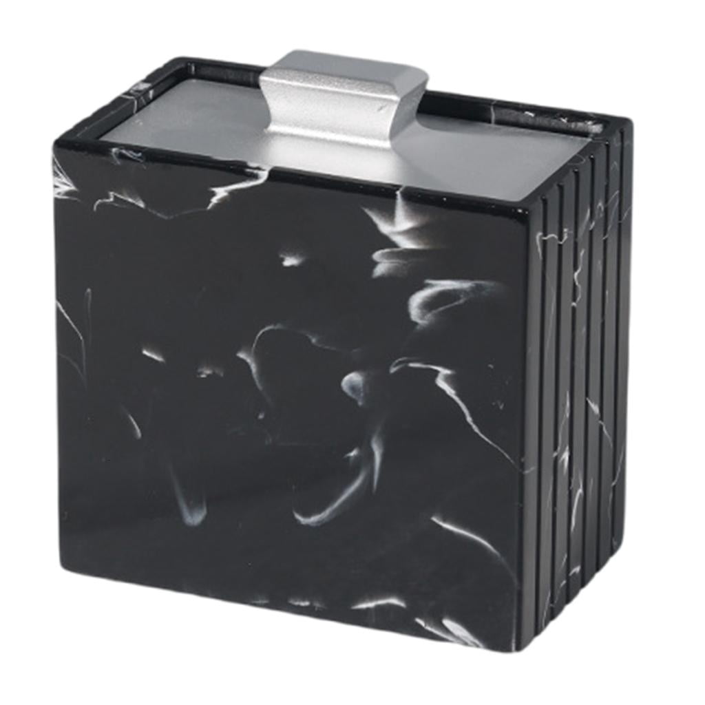 lanema Modern Resin Toothpick Cotton Swab Box With Lid Commercial ...