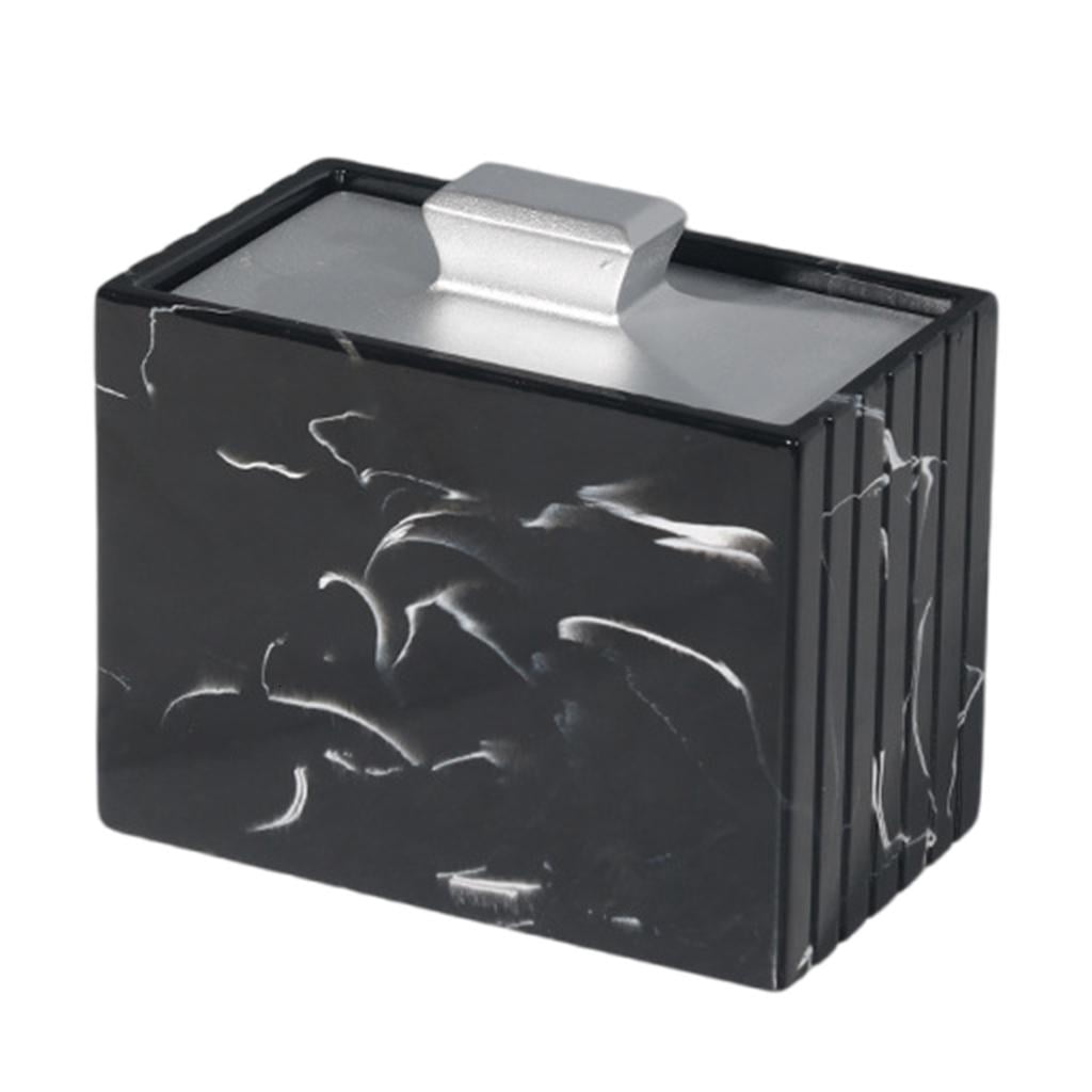 lanema Modern Resin Toothpick Cotton Swab Box With Lid Commercial ...