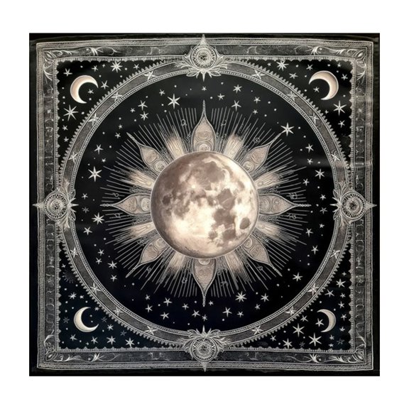 lanema Moon Planet Astrology Altars Cloth Tarot Tablecloth Divinations Tablecloth