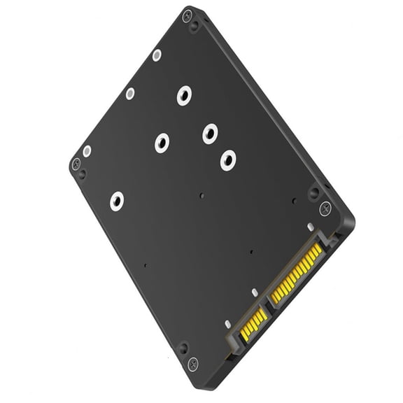 lanema Msata Solid States Disk To 2.5inch SATA3.0 Solid States Disk Enclosure 6Gps Solid States Disk External Box Solid States