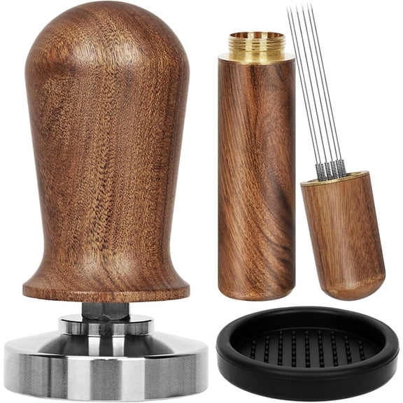 lanema Multifuntional Coffee Press Coffee Tamper Coffee Needle Stirrer Coffee Tamper Mats Coffee Tools for Coffee Lovers