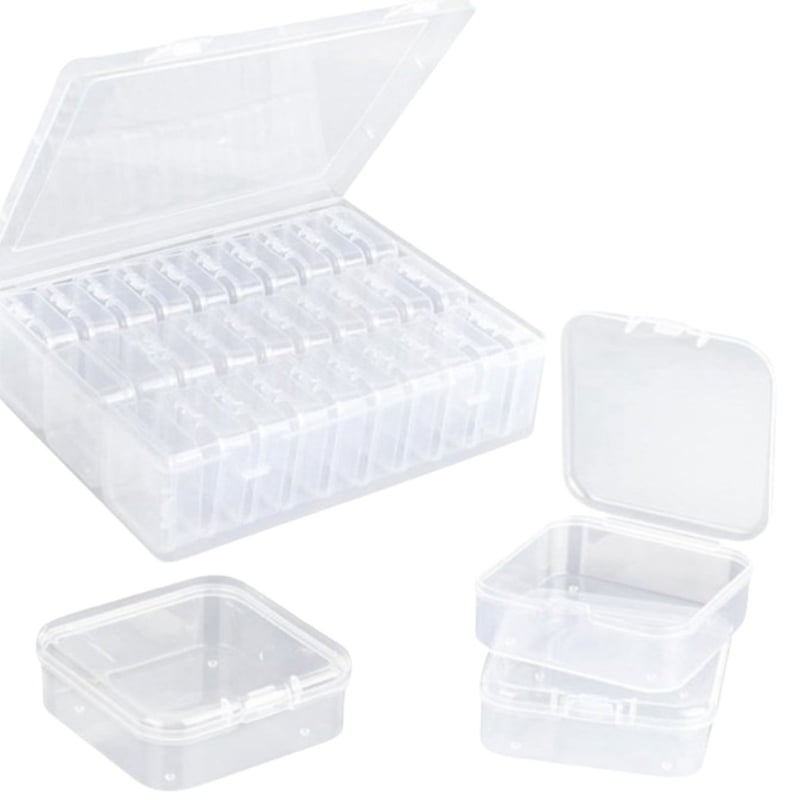 lanema Multiple Compartment Plastic Storage Organiser for Beads Thread and Craft Tools