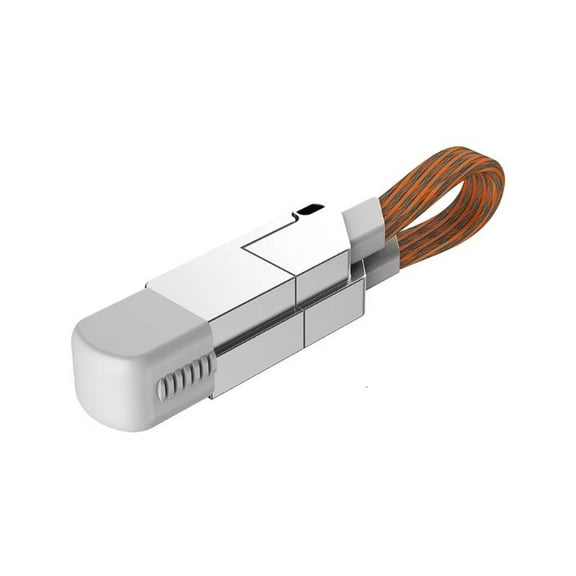 lanema Multiple Device Charging Cable 60W Fast Charge Zincs Alloy OTG Data Transfer Cord