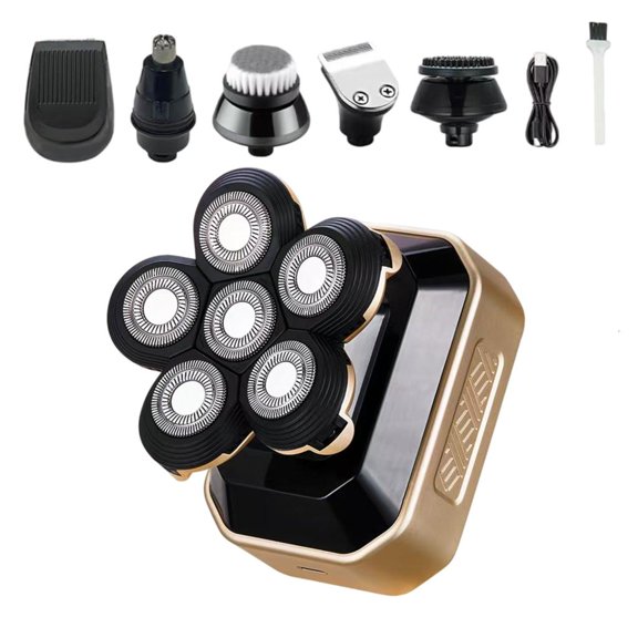 lanema Multipurpose Rechargeable Hair Trimmer And Shaver Set Men 6 Floating Razors Hair Trimmer For Personal Grooming
