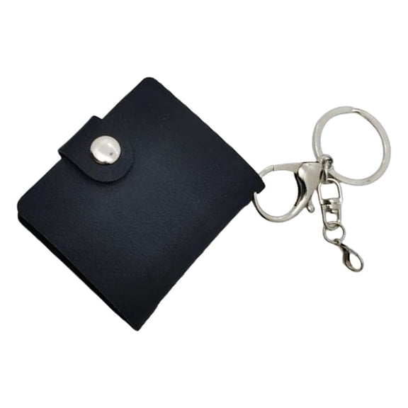 lanema Multipurpose Travel Friendly Small Photo Keyrings Sturdy PU Leather Portable Accessory for Craft Personalization