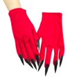 thumbnail image 1 of lanema Multiuse Long Nails Hand Gloves Short Gloves For Dressingup, 1 of 20