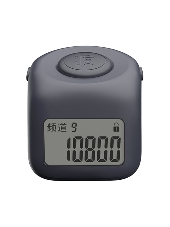 Mute Digital Finger Ring Lightweight Prayer Counter Clicker Durable 9 Channels